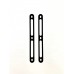 REPLACEMENT RIVET STRAPS FOR EVOLUTION MUFFLER - BLACK